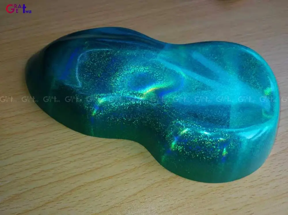 Tiffany blue Блеск Тиффани синий блеск неоновый Радужный голографический хромированная виниловая Упаковка Пленка воздушный пузырь бесплатно Лазерная Хромированная пленка для автомобиля 1,52*18 м/рулон - Название цвета: Tiffany blue