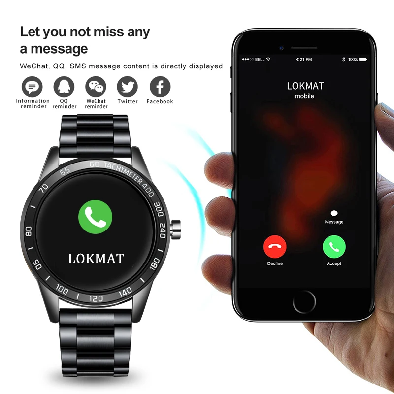 LIGE 2019 Neue Smart uhr männer wasserdichte sport Für iPhone Herz rate blutdruck fitness tracker smartwatch reloj inteligente
