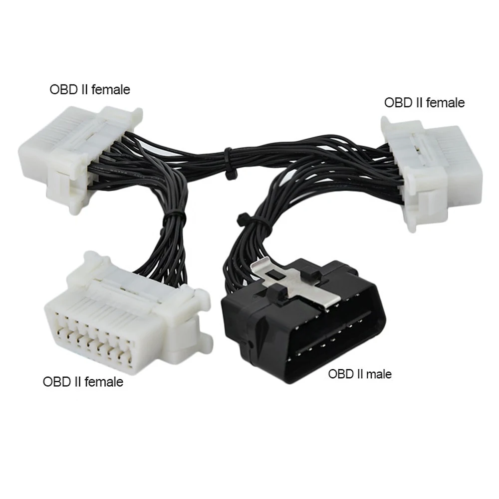 OBD OBDII OBD2 16 контактный Автомобильный Кабель для ELM327 1 3 штекер гнездо удлинитель
