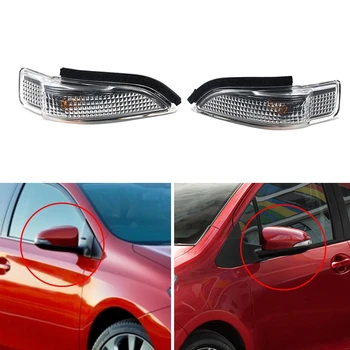 

1 Pair Wing Mirror Indicator Turn Signal Lamp Side 81740-52050 81730-52100 for TOYOTA CAMRY COROLLA YARIS Prius