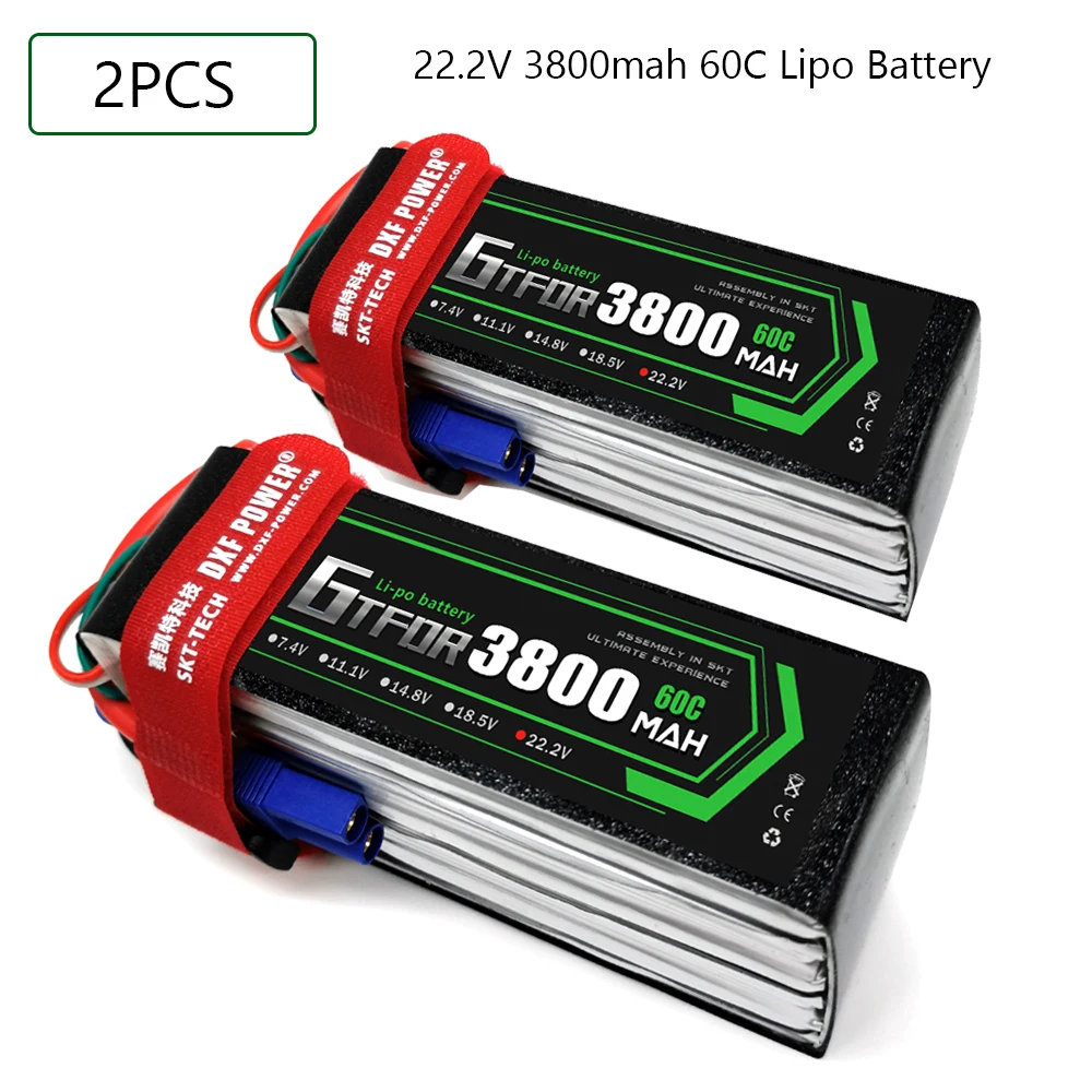 GTFDR 3800 мАч 22 2 в 60C-120C Lipo батарея 6S XT60/DEANS/XT90/EC5 для AKKU дрона FPV грузовика четыре axi
