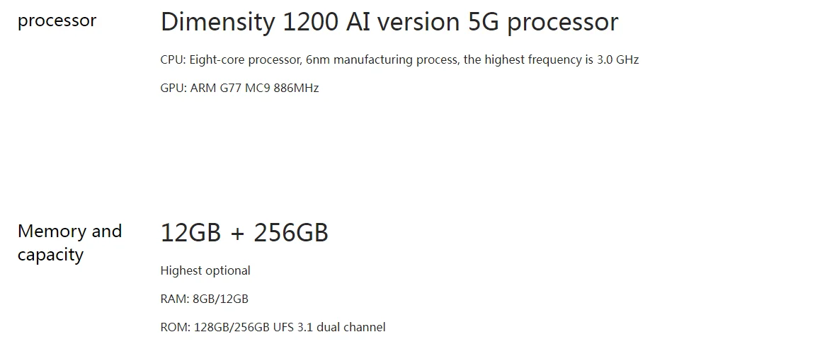 realme GT Neo 2T 5G Smart Phone MTK Dimensity 1200 AI 6.43”; 120Hz 4500mAh65W Super Dart Charge 64MP Main Camera NFC Google Play 8gb ddr4