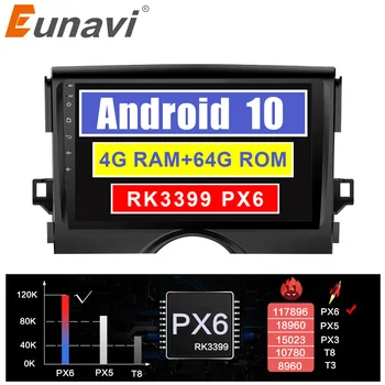 

Eunavi 2 din car radio stereo multimedia GPS for Toyota Reiz 2010-2017 2din headunit IPS TDA7851 Subwoofer USB NO DVD Android 10