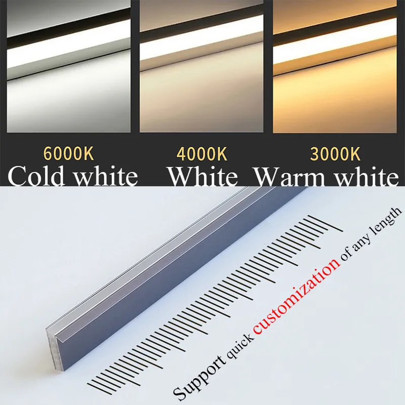 Led Cabinet Shelf Layer Light V Shape Aluminum Profile Led Strip Lights  Channel Cover 12V Kitchen Cabinets Closet Shelves Lamps – China magnetic  track light manufacturer