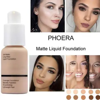 

Professional Full Cover Concealer Matte Base Velvet Foundation Make Up Cream Waterproof Concealer Liquid Foundation