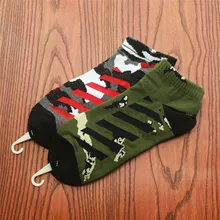 Японские и Южно-корейские брендовые носки для скейтеров, персональные камуфляжные короткие носки-башмачки в стиле хип-хоп, носки из чистого хлопка