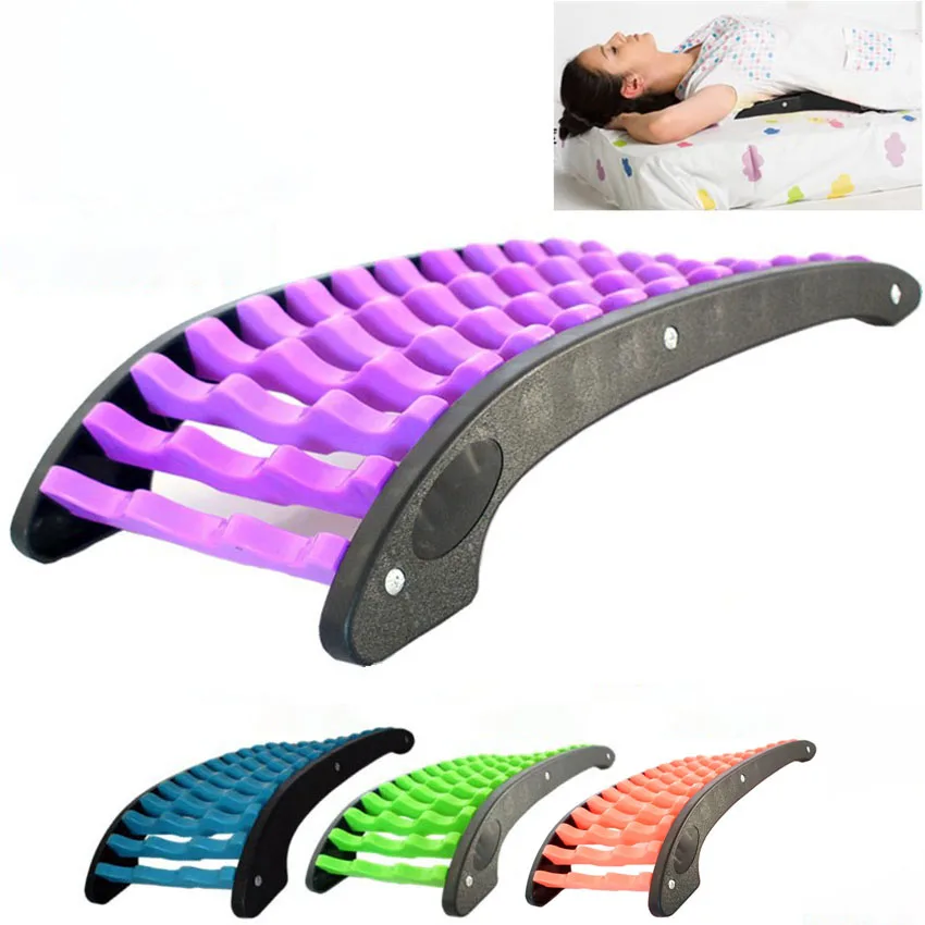 

Fitness Lumbar Support Back Stretch Spinal Massager Equipment Corrector Massager Back Stretcher Relaxation Spine Pain Relief