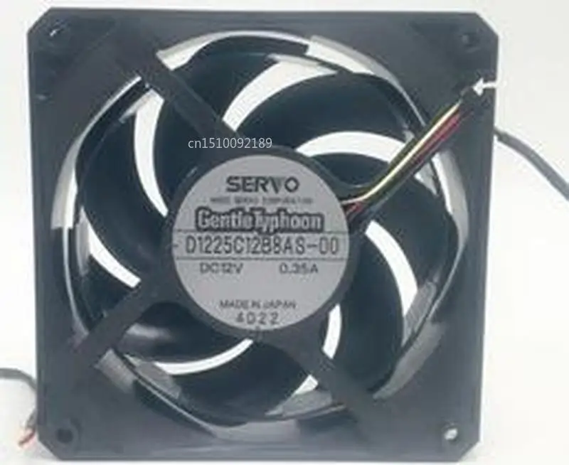 

For Servo D1225C12B8AS-00 DC 12V 0.34A 120x120x 25mm 3-wire Server Cooler Fan Free shipping