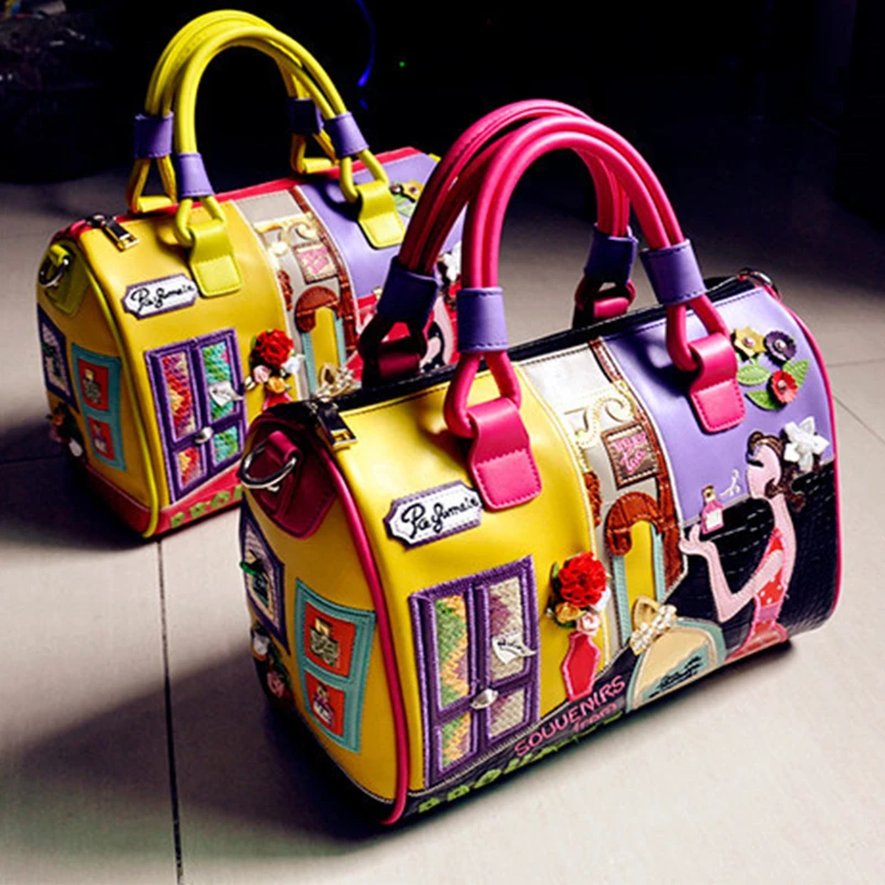 2022 Latest Women's Bags Hand-held Messenger Bag Zipper Women's Bag Creative Boston Women's Bag Casual Bag