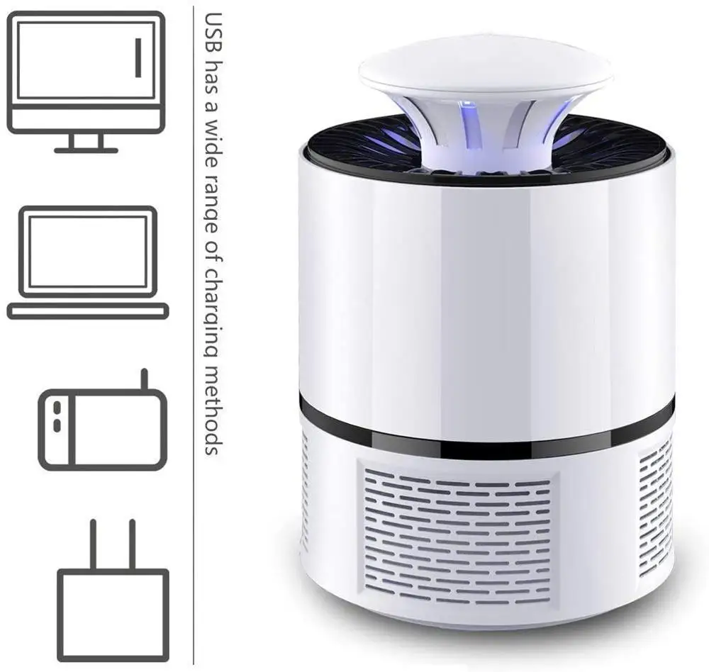 LEADLY Mosquito Killer лампа черный USB электрическая без шума излучения перезарядка
