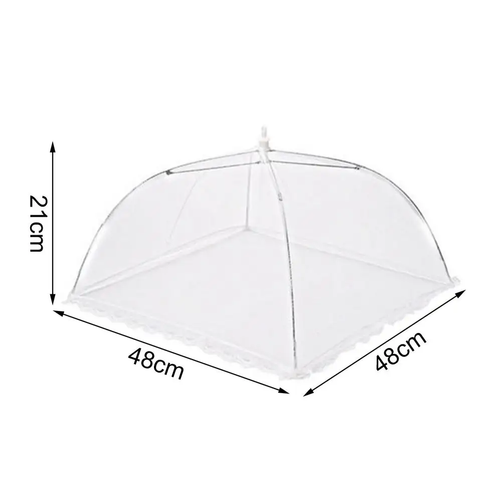 Food Covers Mesh Foldable Anti Fly Mosquito Tent Dome Net Umbrella Kitchen Baking Dust Insect Dish Cake Table Folding Umbrella