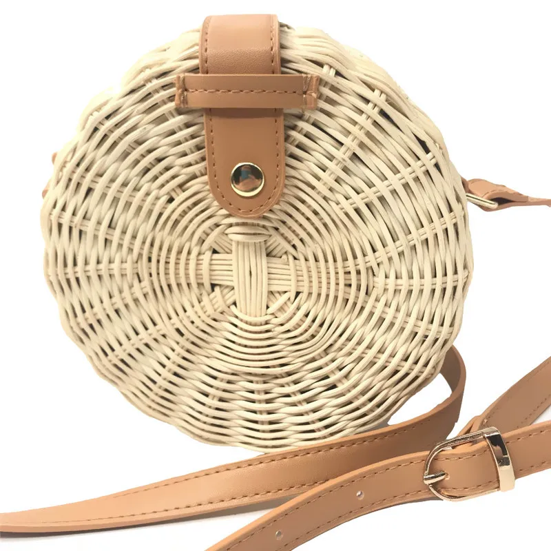  Square Round Mulit Style Straw Bag Handbags Women Summer Rattan Bag Handmade Woven Beach Circle Boh - 32908348974