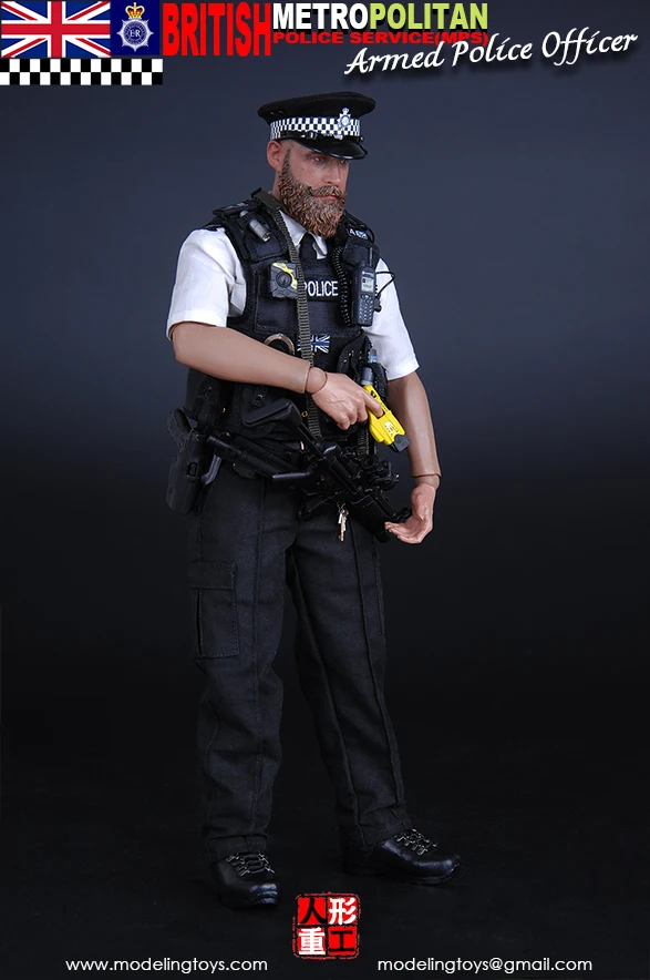 MODELING TOYS MILITARY SERIES: BRITISH METROPOLITAN POLICE SERVICE - ARMED OFFICER 1/6 Figure MMS9002 A Best Price | Игрушки и хобби