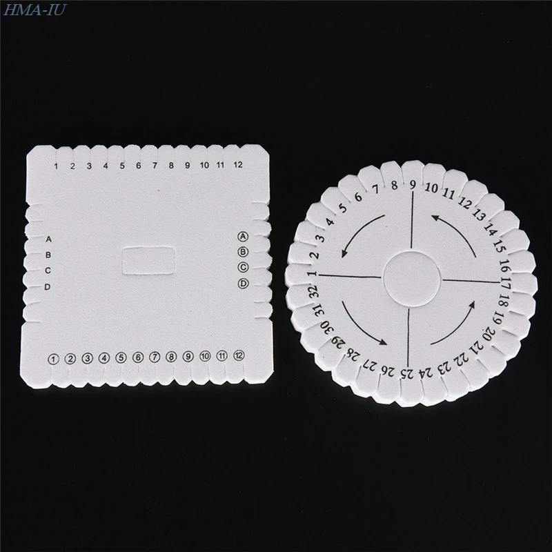 1Pc Round Square Kumihimo Beading Cord Disc/Disk Braiding Braided Plate DIY