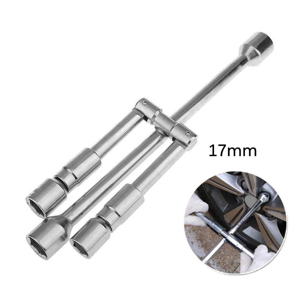 Cross Tire wrench Wheel Repair Car Auto Folding Spanner Nut Lug Tyre Tool | Автомобили и мотоциклы