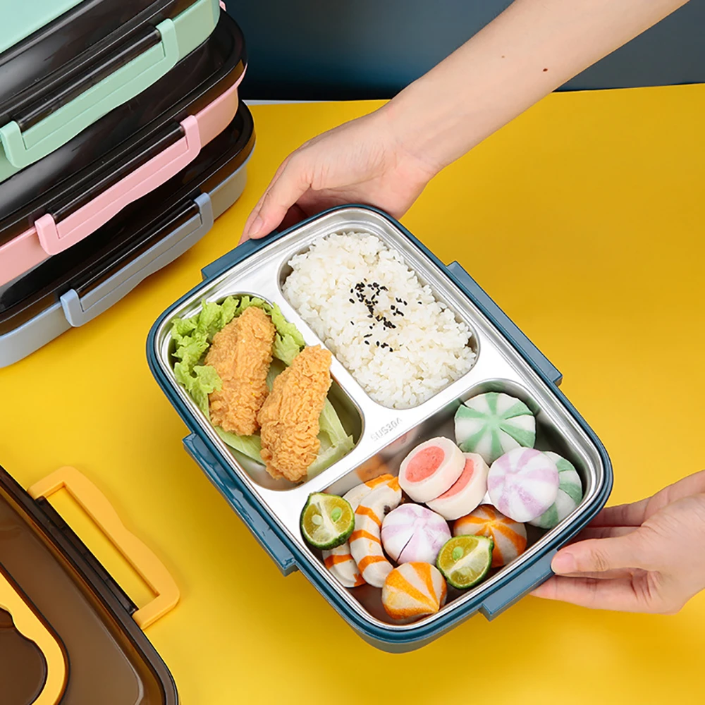 Vete Yoghurt Foto Portable Lunch Box Bento Lunchbox Food Container Meal Prep Picnic Storage  Heated Thermal Tuppers Kids Kawaii Isotherme Box - Lunch Box - AliExpress