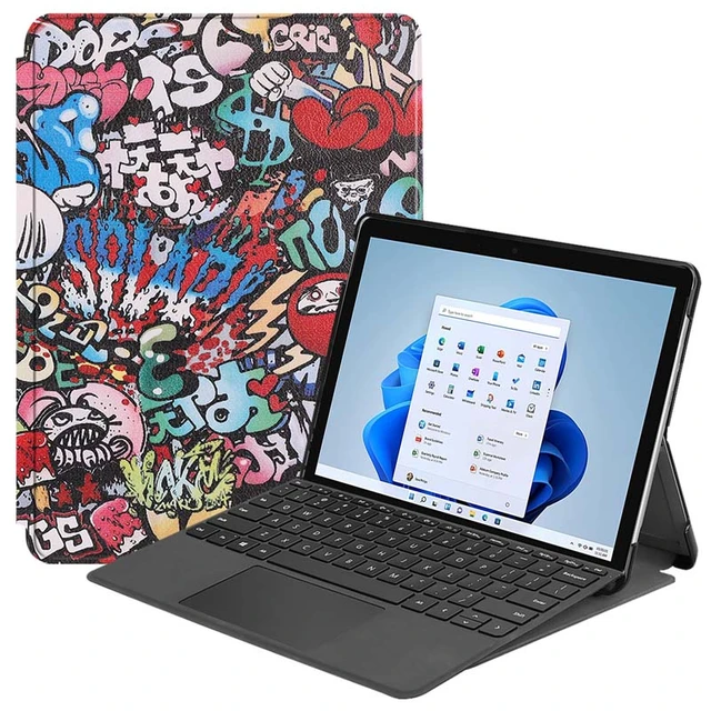 Étui à rabat mignon pour Microsoft Surface Pro 8, housse de