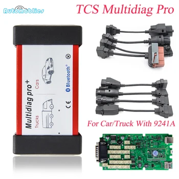 

TCS multidiag pro Bluetooth 2016.R1 keygen V3.0 NEC relays 9241A obd2 scanner cars trucks OBDII diagnostic tool with car cables