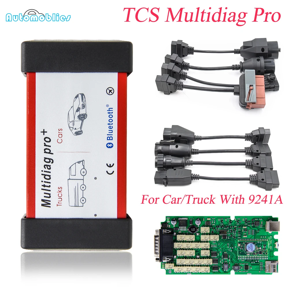TCS multidiag pro Bluetooth V2017.3 keygen V3.0 NEC Реле 9241A obd2 сканер автомобилей Грузовики OBDII