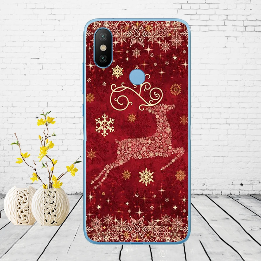 Мягкий силиконовый чехол 302DD Merry Christmas для Xiao mi Red mi 6 6a mi 8 a2 lite note 5 6 pro 7 Case