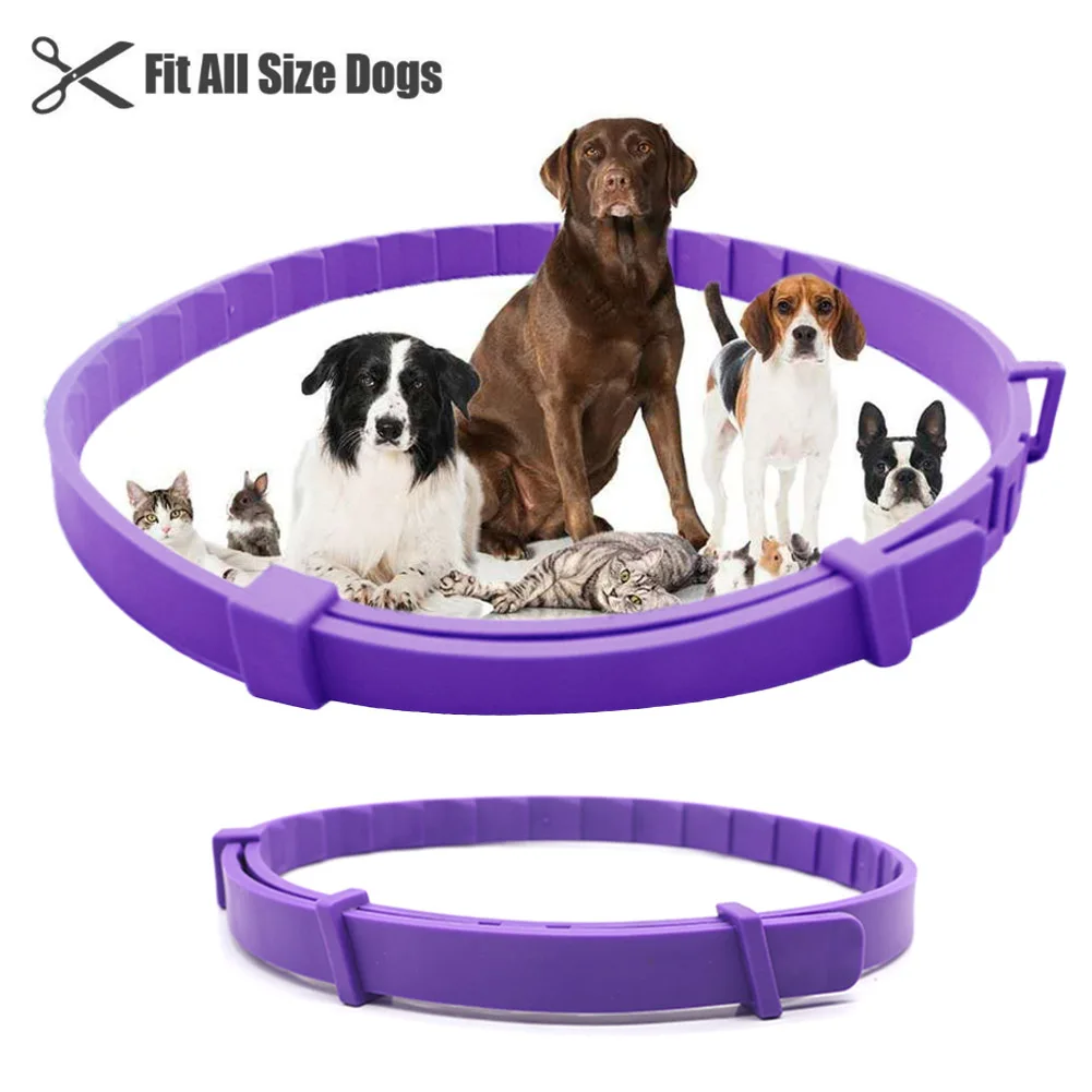 Pet Calm Collar Cat Dog Soothe Adjustable TPR Neck Strap Relieve Anxiety Remove