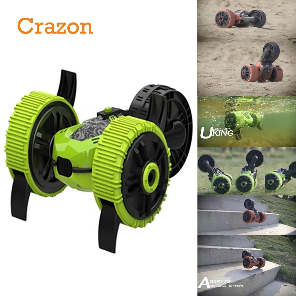 Радиоуправляемая Автомобильная игрушка Crazon RC пульт дистанционного управления автомобиль land вода трансформер RC автомобиль лодка RC игрушка 8,31