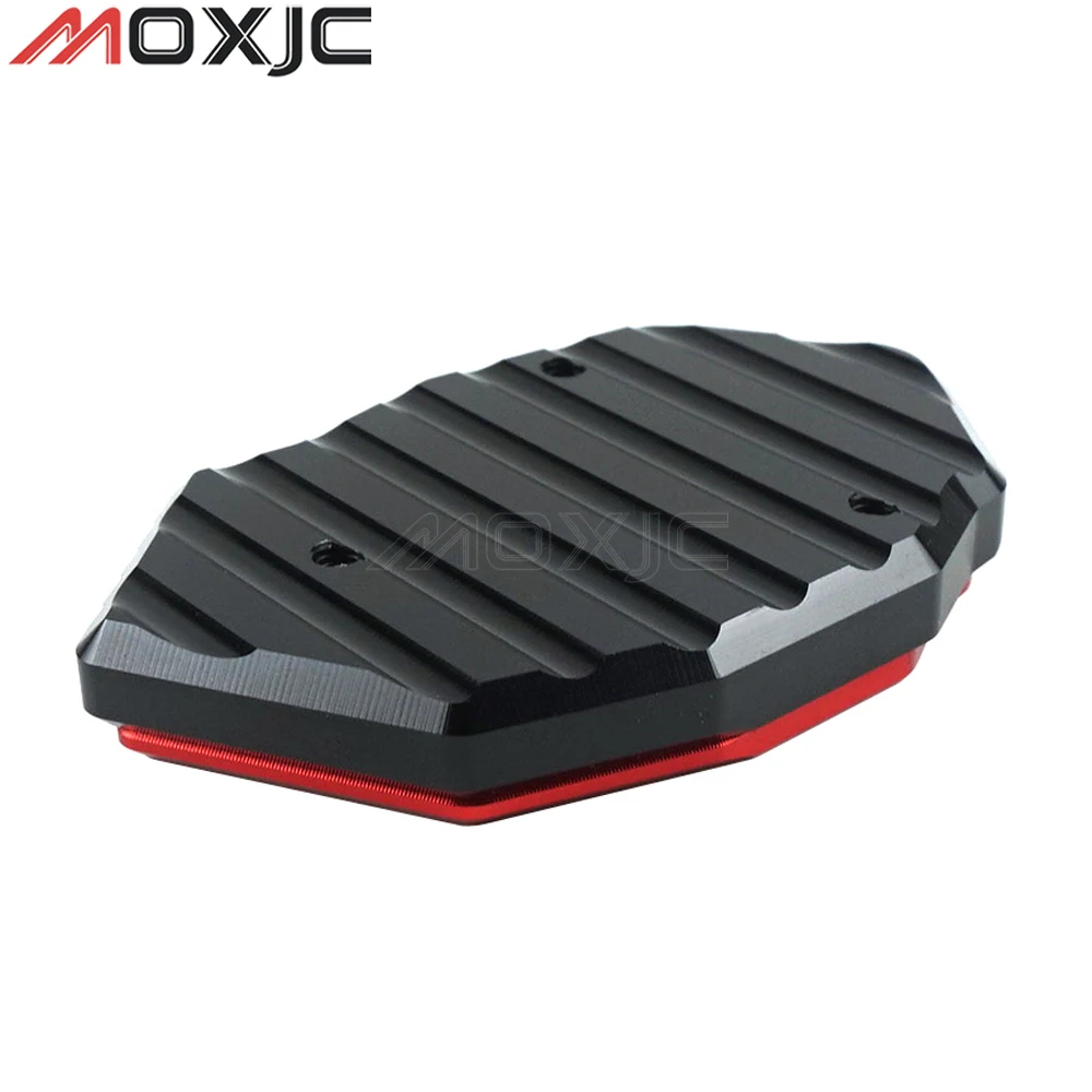 CNC ˷̴ ձ   ̵ ĵ е ÷Ʈ Kickstand Enlarger Support Extension For KAWASAKI Ninja650 2017-2021
