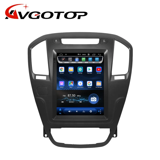 AVGOTOP Android 9,0 Tesla вертикальный экран автомобиля радио gps Мультимедиа для OPEL INSIGNIA 2008-2011 dvd-плеер автомобиля - Цвет: Android 9.0