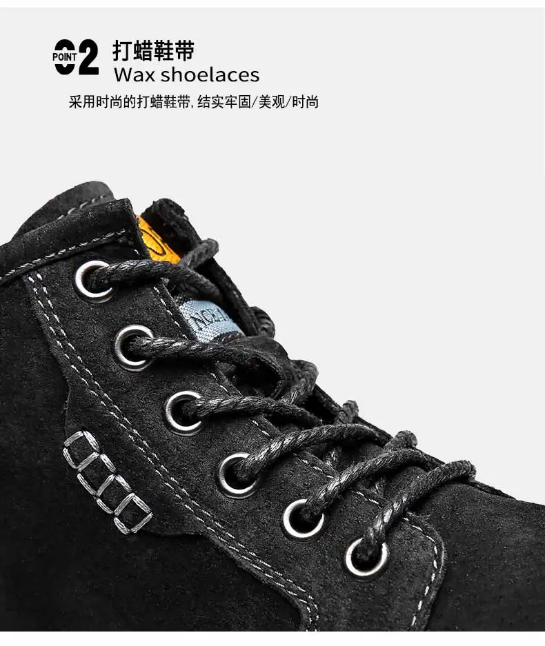 Men Shoes Mens Winter Snow Boots Martins Man Leather Shoe Ankle Bot Cowboy Waterproof Motorcycle Casual Coturno Botas Hombre