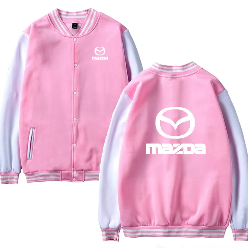 Мужская бейсбольная куртка для Mazda Car с логотипом, повседневные толстовки в стиле хип-хоп Harajuku, мужская бейсбольная форма, облегающая унисекс B