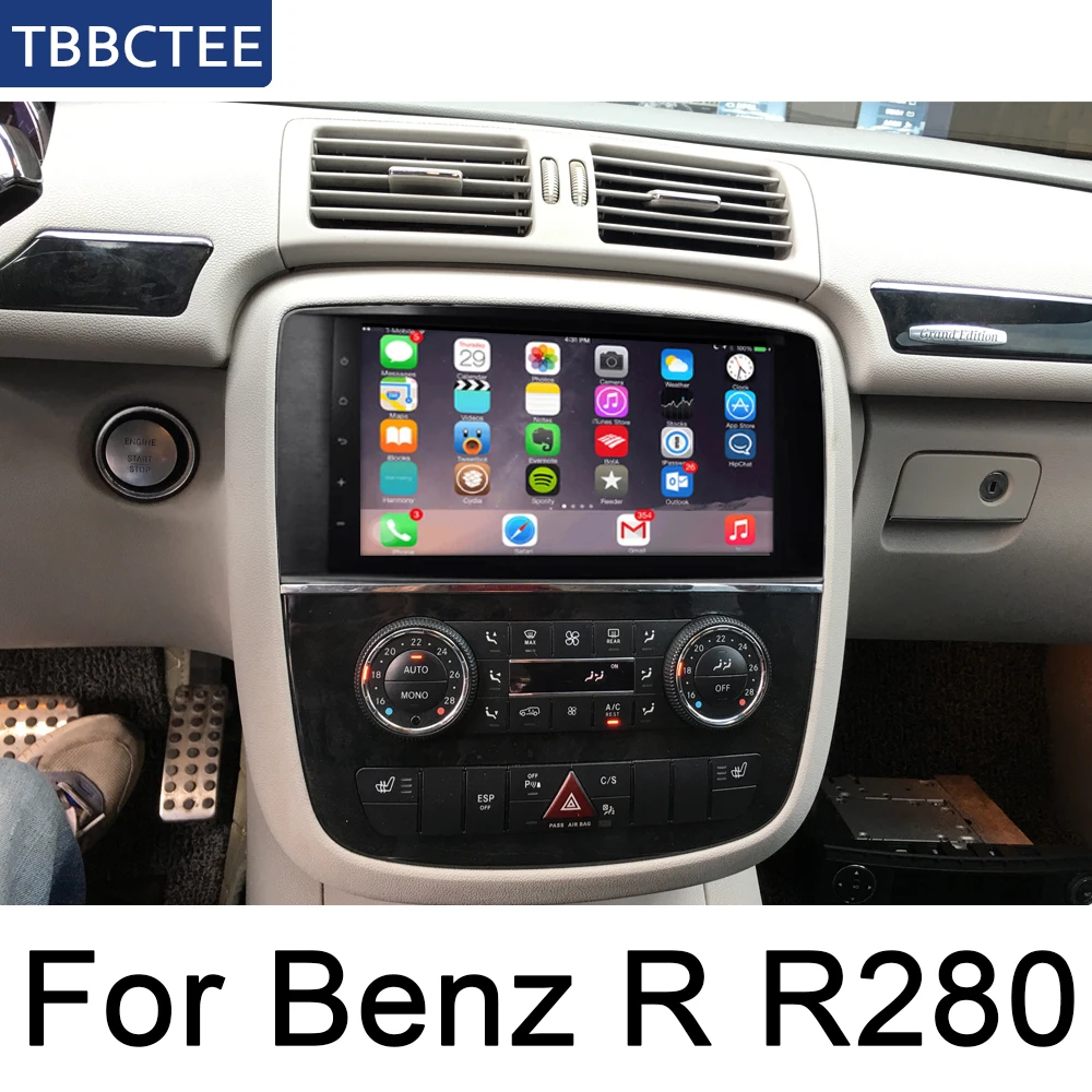 Для Mercedes Benz R280 R350 R500 2006~ 2012 Android автомобильный мультимедийный видеоплеер Авто Стерео gps карта медиа навигационная карта wifi