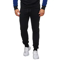 Feitong мужские спортивные штаны, однотонные черные штаны для мужчин, осенне-зимние сшитые спортивные штаны в стиле хип-хоп, повседневные штаны для бега