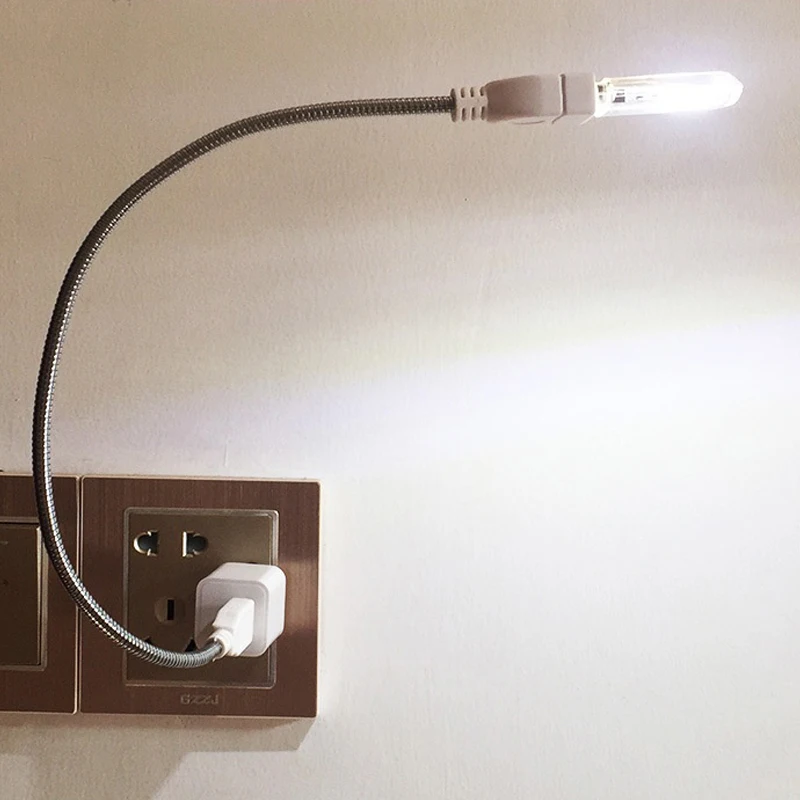 

Flexible Bright Cute Night Light Mini LED USB Book Light Reading Lamp Powered By Laptop Notebook Computer For Students Reader