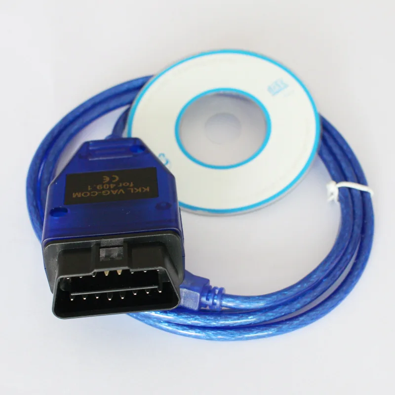 FT232RL чип Автомобильный USB Vag-Com интерфейсный кабель KKL VAG-COM 409,1 OBD2 диагностический сканер автоматический кабель Aux для audi seat Volkswagen
