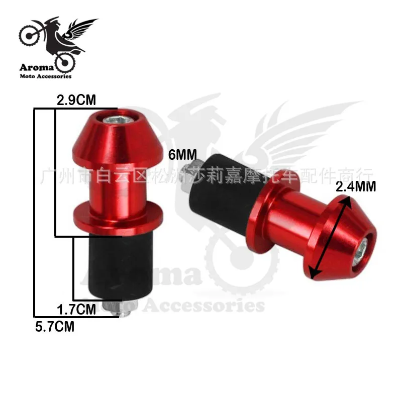 CNC moto rcycle Ручка Бар Конец вес мото ручки кепки silder разъем для suzuki yamaha kawasaki honda KTM Байк руль наклейка