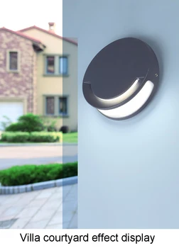 

10pcs Modern Led Wall Light Waterproof Outdoor Garden Porch Wall Sconces Indoor Wall Lamps Aluminum Balcony Patio Wall Lights