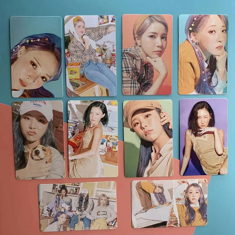 Поздравительная бумага Kpop Mamamoo 2020 сезона Фотокарточка ЛОМО постер фотокарточка