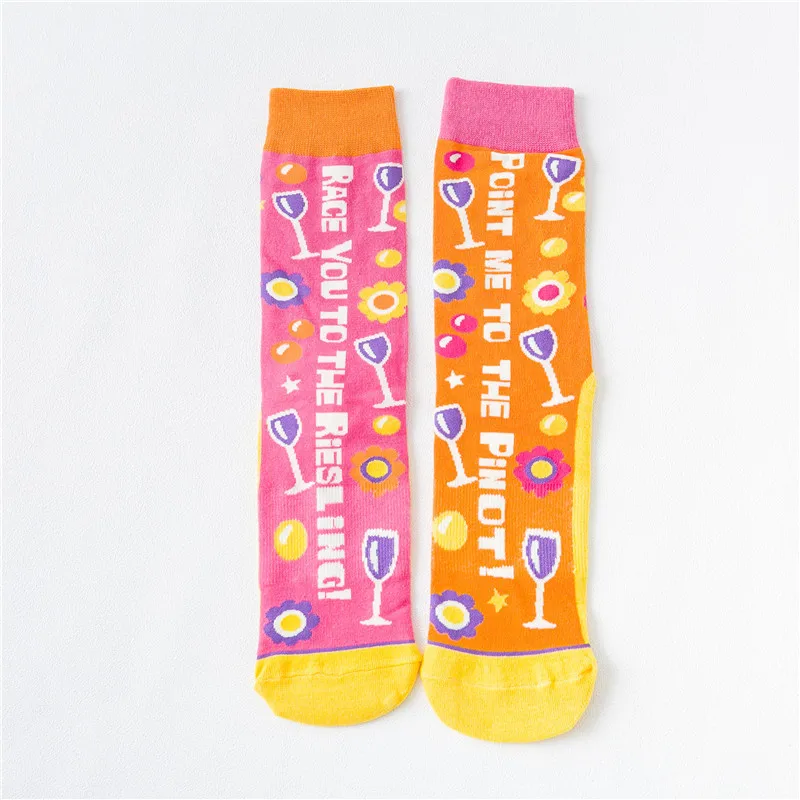 Men and Women Funny Sport Socks Christmas Jacquard Elasticity Combed Cotton Printing Marine Octopus Fancies Running Basketball - Цвет: MN-A09