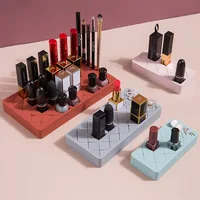 Organizer Desktop Multi Grids Jewelry Cosmetic Makeup Box Eyebrow Pencil Display Brush Lipstick Storage Rack Holder Silicone 1