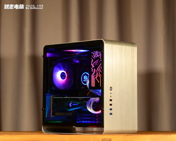 Qiao Sibo UMX3 Dacentrurus 5 3600/I7 8700/RTX2060S/2070 S компьютерные игровые консоли с водяным охлаждением