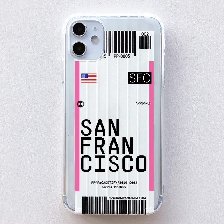 Sanfrancisco Простой чехол для samsung Galaxy S10 Plus S9 S8 plus note10 INS US City прозрачный мягкий кремний чехол - Цвет: Sanfrancisco