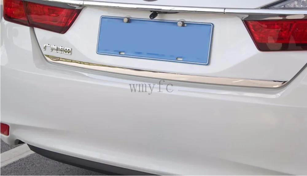 Крышка багажника из нержавеющей стали подходит для Toyota Camry 2015 2016 2017|trim cover|trunk lid