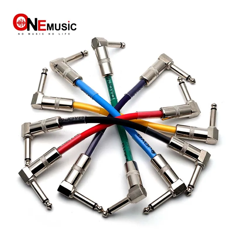 Joyo Cm11 Colorful Connection Cable For Guitar Bass Pedal 6pcs/lot