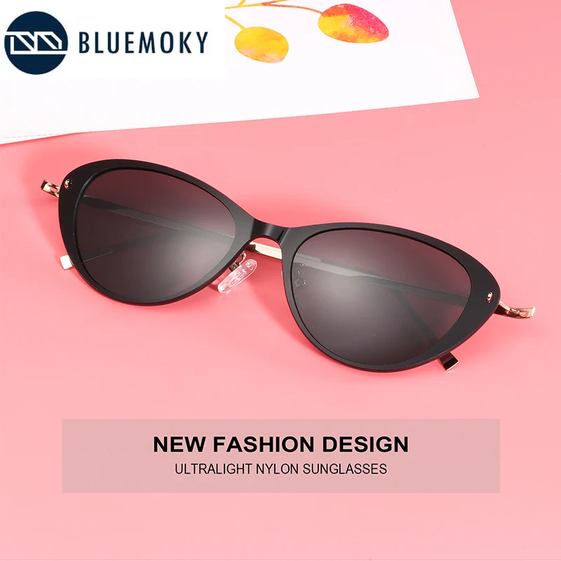 Солнцезащитные очки BLUEMOKY поляризационные нейлоновые брендовые маленькие