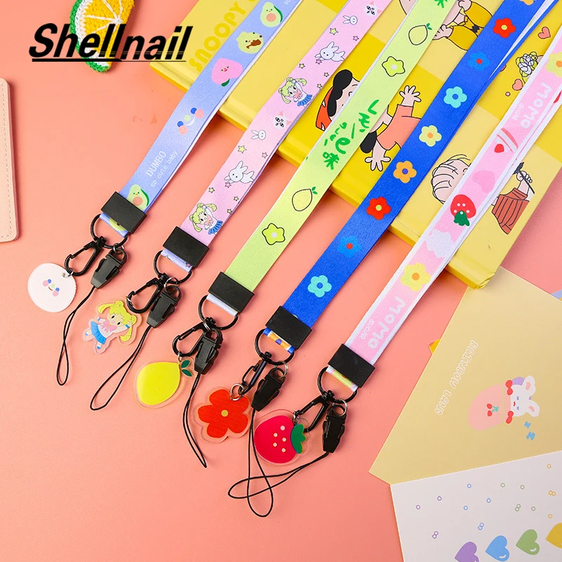Shellnail мультяшный строп для iPhone чехол камеры широкий шнурок акриловый подвесной