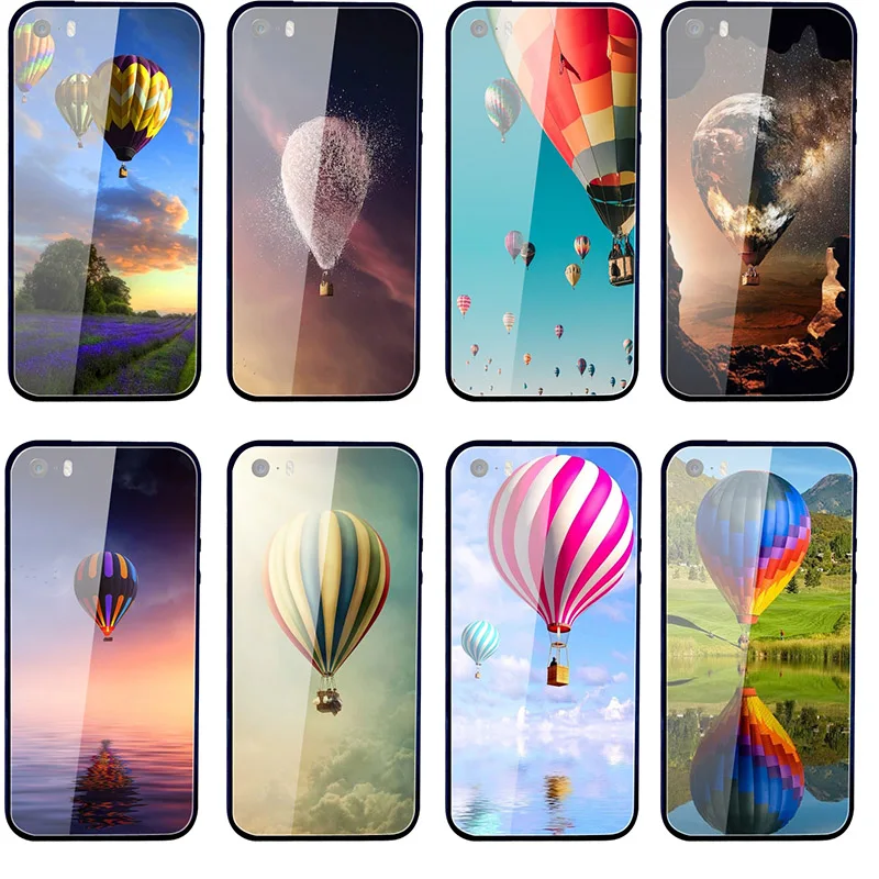 Чехлы для телефонов iPhone X XR XS 11 Pro Max 10 7 5 5S SE 2020 6 6S 8 Plus из закаленного стекла с