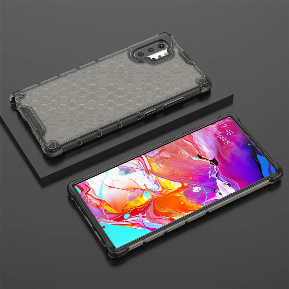 Для samsung Galaxy Note 10 Plus Pro чехол Прозрачный Прочный Гибридный бронированный чехол для samsung Note10 аксессуары(XS0514