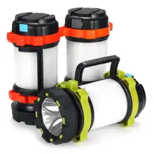 Светодиодный светильник для кемпинга, USB Перезаряжаемый светильник-вспышка с регулируемой яркостью, портативный Точечный светильник, рабочий светильник, водонепроницаемый поисковый светильник, аварийный фонарь