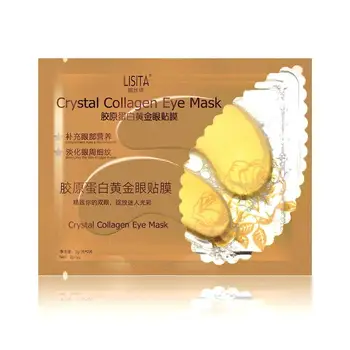 

Crystal Gold Collagen Under Eye Pads Mask Anti Dark Circle Wrinkles Eye Patch for Girls