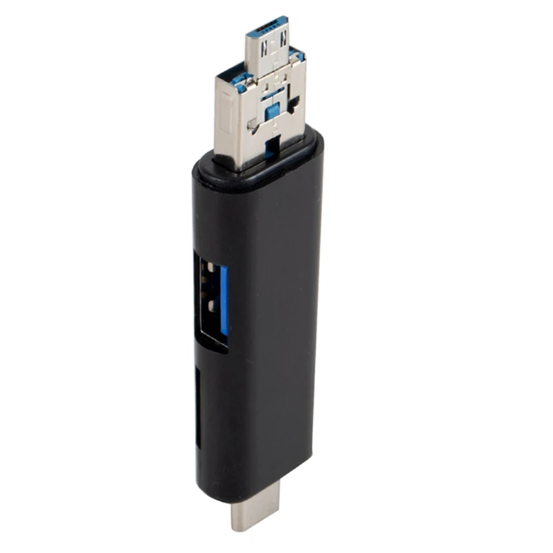 2 цвета все в 1 Usb кард-ридер высокоскоростной SD TF Micro SD кард-ридер Тип C USB C Micro USB кард-ридер OTG